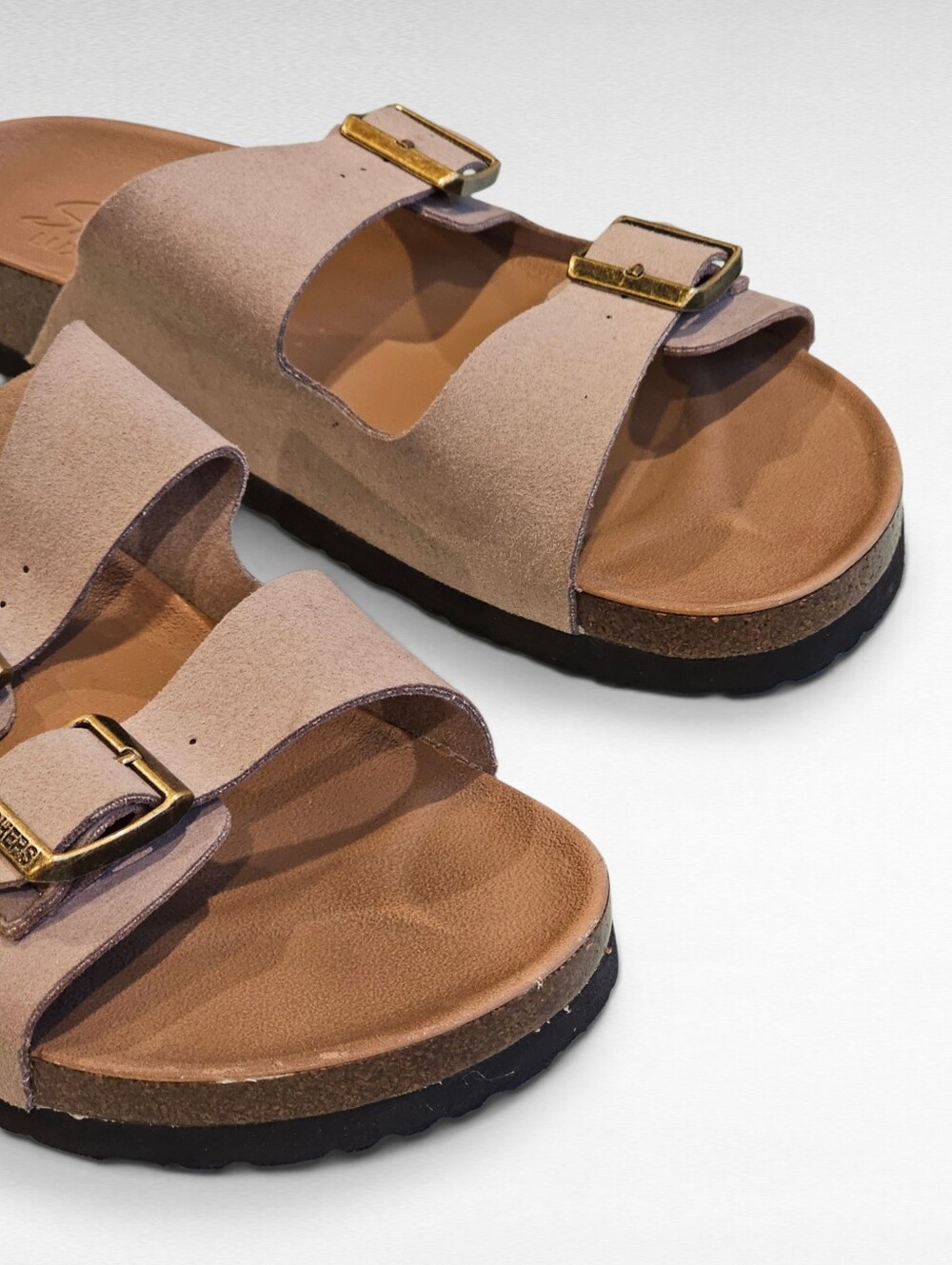 Skechers Two Strap Sandals Taupe Size 8 - Picture 7 of 15